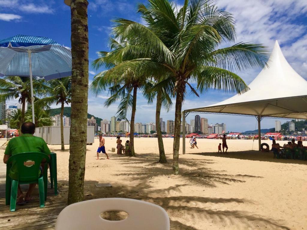 Seu Ap Na Praia Apartment Sao Vicente  Bagian luar foto